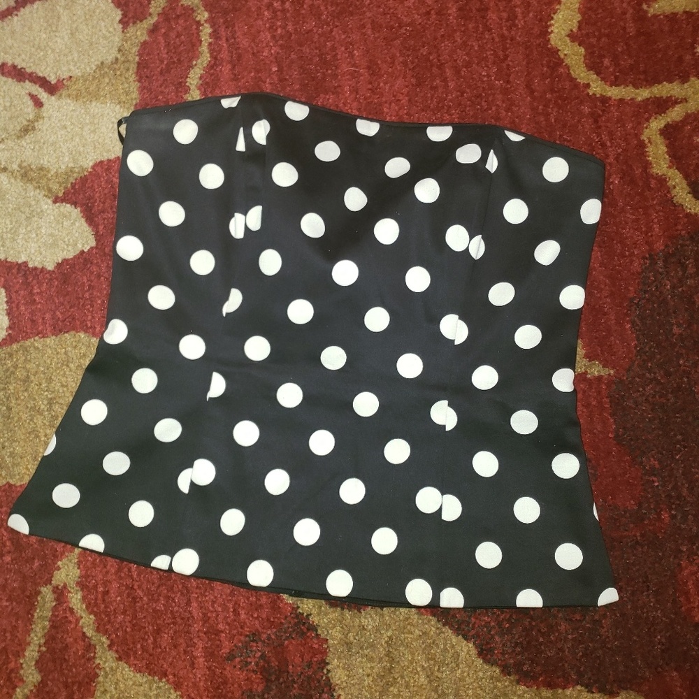 White House Black Market corset style tube top